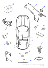 LJA3410BF - Jaguar Anti lock brake system harness