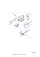 MJA5140BC - Jaguar Handbrake lever
