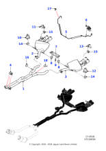 T2R21025 - Jaguar Intermediate exhaust pipe
