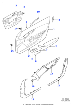 T2R7452QHV - Jaguar Door armrest