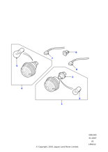 XBD500010 - Land Rover Lens & body assy-front indicator