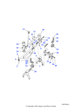 FRC4905 - Land Rover Retainer-interlock