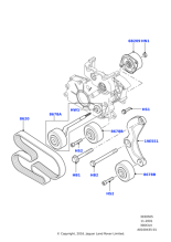 LR067225 - Land Rover Bolt