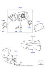 VPLAB0011PAB - Land Rover Cover - Mirror Housing