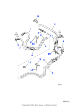 C24599 - Jaguar Double pipe clip