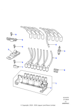 587477 - Land Rover Clip-spacer-high tension lead ignition