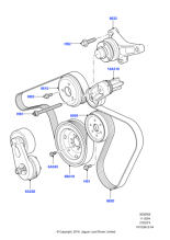 1316099 - Land Rover Bolt - Flanged Hex.