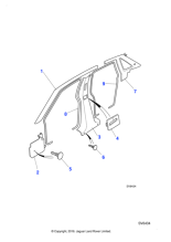 BBC7525AEK - Jaguar Fixing button
