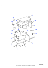 MXC5587 - Land Rover Mudflaps-front