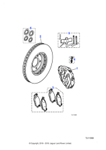 C2N2799 - Jaguar Brake disc kit