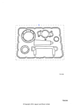 NCE1779AA - Jaguar Oil pump gasket