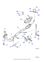 JZN100025 - Jaguar Locking nut