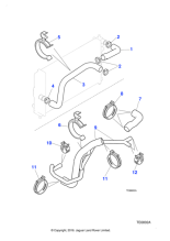 MJA4515AD - Jaguar Bottom hose
