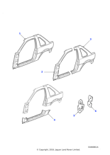 ASR1279 - Land Rover Retainer-tapping plate
