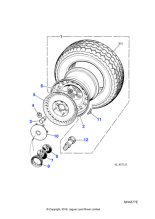 CBC4974 - Jaguar Wheel nut cover