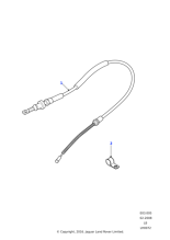 SPB500200 - Land Rover Cable assembly handbrake