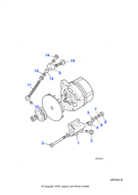 BH110281J - Jaguar Pivot bolt