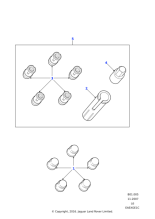 ANR6094L - Land Rover Cap-locking-nut road wheels