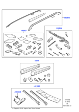 LR003980 - Land Rover Rail - Roof Rack Cross