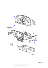 XR83441800D - Jaguar Air conditioning module