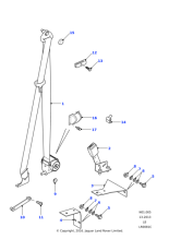 EVB500830PMA - Land Rover Belt