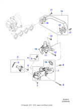 JDE39487 - Jaguar Exhaust gas recirculation valve