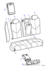 XR813594SDZ - Jaguar Squab bolster