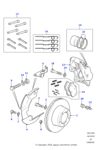 LR017951 - Land Rover Disc-brake.