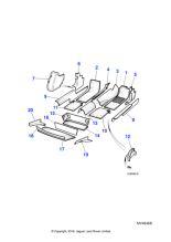 BCC5220 - Jaguar Handbrake cover