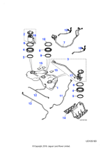 XR848122 - Jaguar Sender and pump assembly