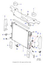 C2Z18868 - Jaguar Deflector shield