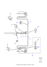 ANR3267 - Land Rover Pipe assembly brake