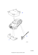 XR840249AGD - Jaguar Sensor fixing kit