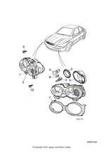 C2S36907 - Jaguar Headlamp