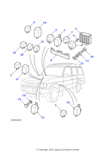 AMR5700 - Land Rover Electric control unit cruise control