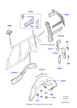 LR038171 - Land Rover Panel - Body Side Inner