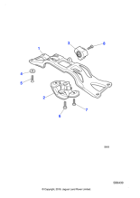 MNA7550AC - Jaguar Engine mounting