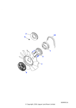 4910L - Land Rover Washer-Plain