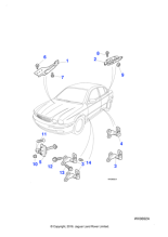 C2S45169 - Jaguar Door hinge