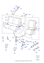 MXC3168LCS - Land Rover Squab-large split rear seat