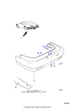 SPM9033 - Jaguar Rear apron fitting kit