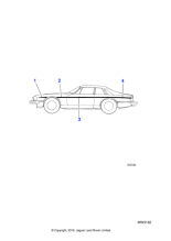BCC4617 - Jaguar Wing coachline tape