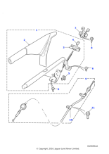 ANR5825 - Land Rover Lever assembly handbrake