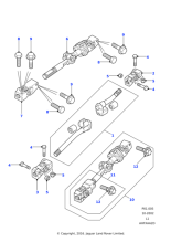 NRC7704 - Land Rover Joint-universal steering linkage