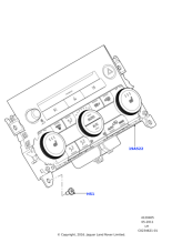 LR107036 - Land Rover Heater Control