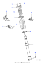 C2Z26736 - Jaguar Shock absorber