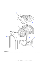 JPB101200 - Land Rover Compressor assembly-R134a air conditioning