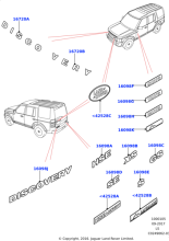 LR051563 - Land Rover Name Plate