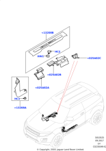 LR024903 - Land Rover Plate - Door Scuff