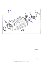 AJ813840 - Jaguar Pressure sensor